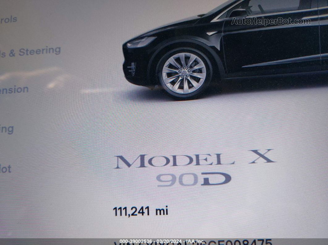 2016 Tesla Model X 60d/70d/75d/90d Зеленый vin: 5YJXCAE26GF008475