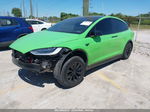 2016 Tesla Model X 60d/70d/75d/90d Зеленый vin: 5YJXCAE26GF008475