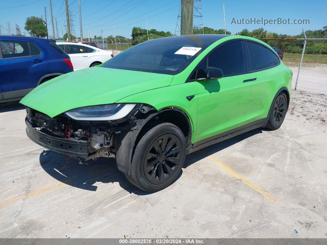 2016 Tesla Model X 60d/70d/75d/90d Green vin: 5YJXCAE26GF008475