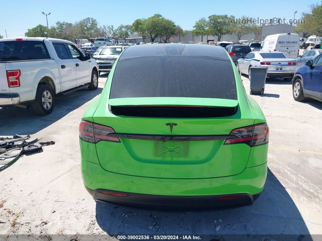 2016 Tesla Model X 60d/70d/75d/90d Green vin: 5YJXCAE26GF008475