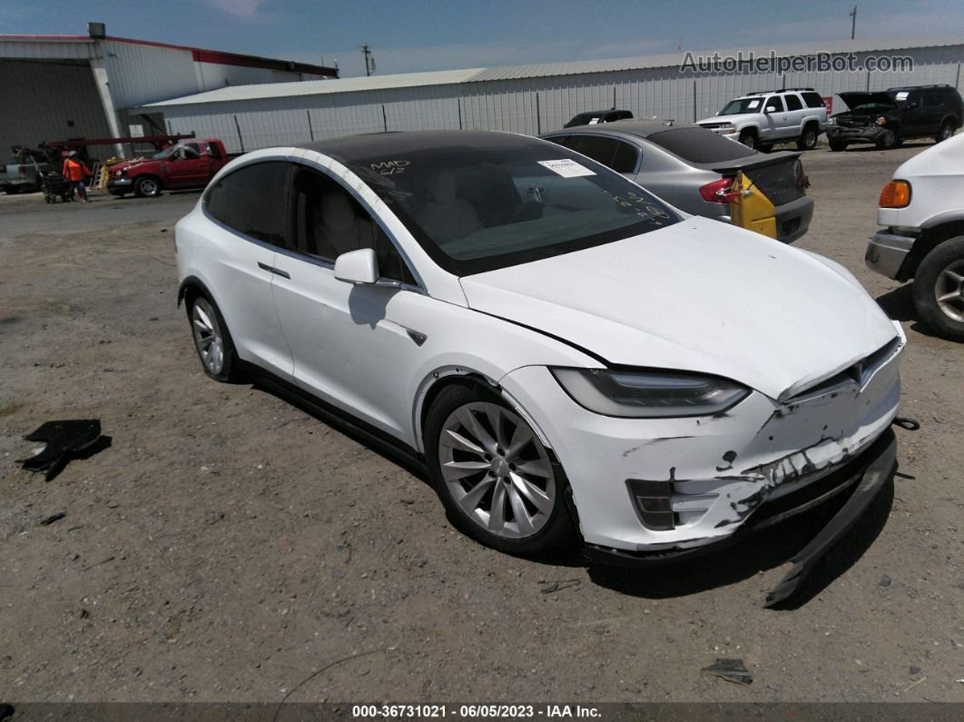 2016 Tesla Model X 70d/90d/75d/60d White vin: 5YJXCAE26GF010789
