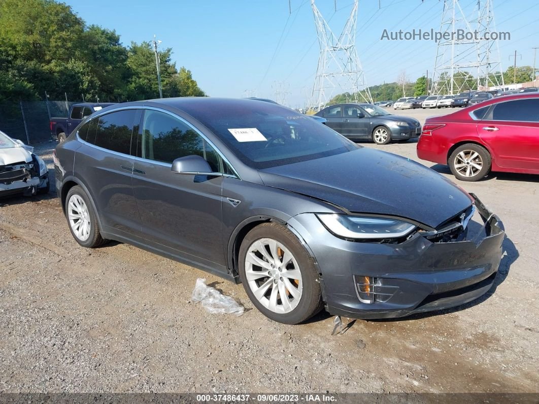 2016 Tesla Model X 70d/90d/75d/60d Gray vin: 5YJXCAE26GF021159