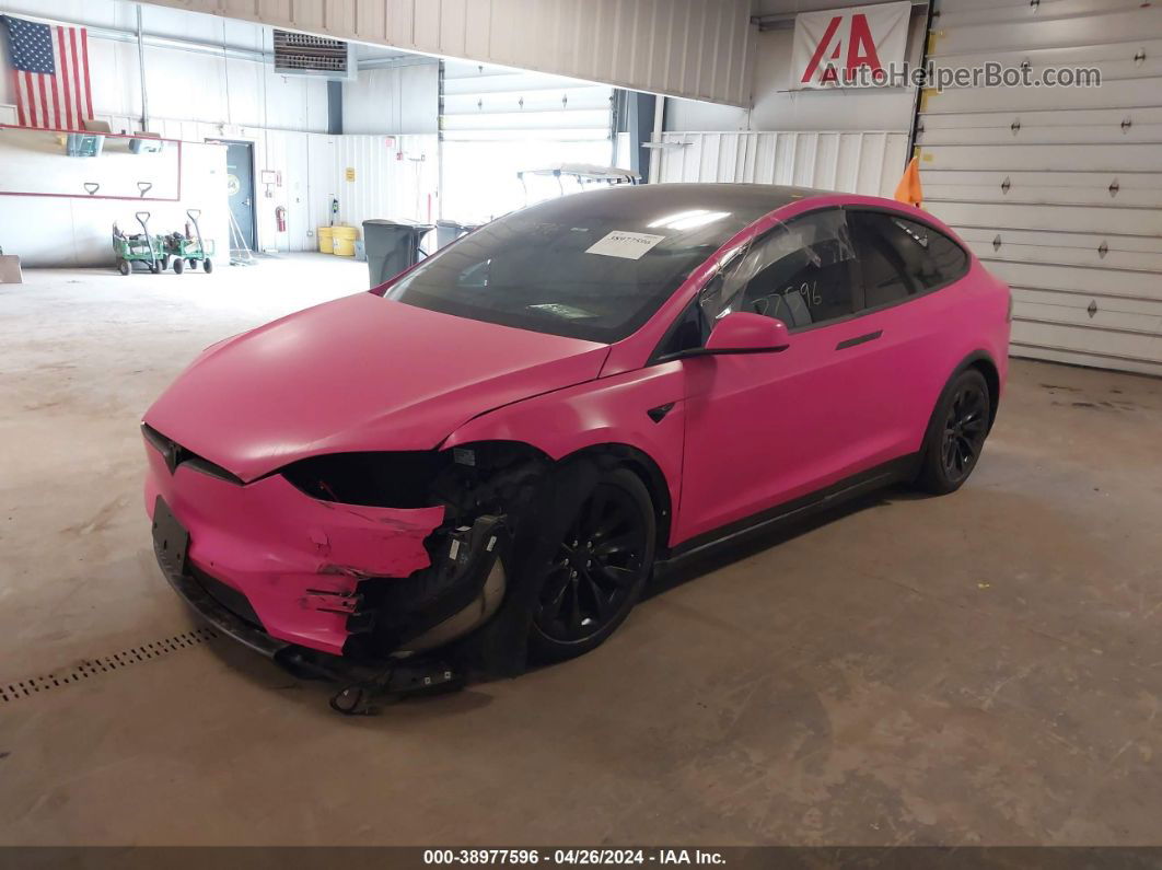 2016 Tesla Model X 60d/70d/75d/90d Pink vin: 5YJXCAE27GF028833