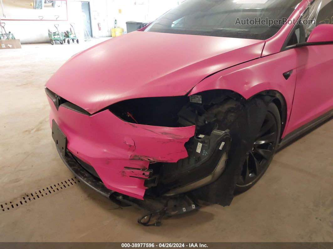 2016 Tesla Model X 60d/70d/75d/90d Pink vin: 5YJXCAE27GF028833