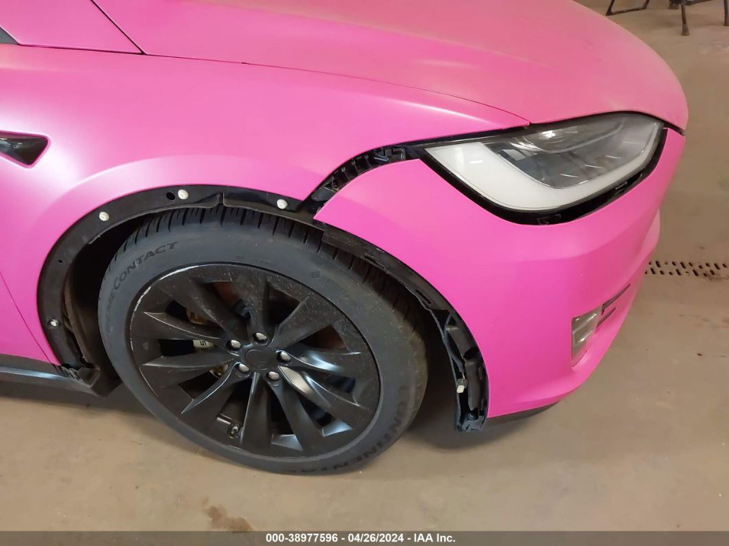 2016 Tesla Model X 60d/70d/75d/90d Pink vin: 5YJXCAE27GF028833