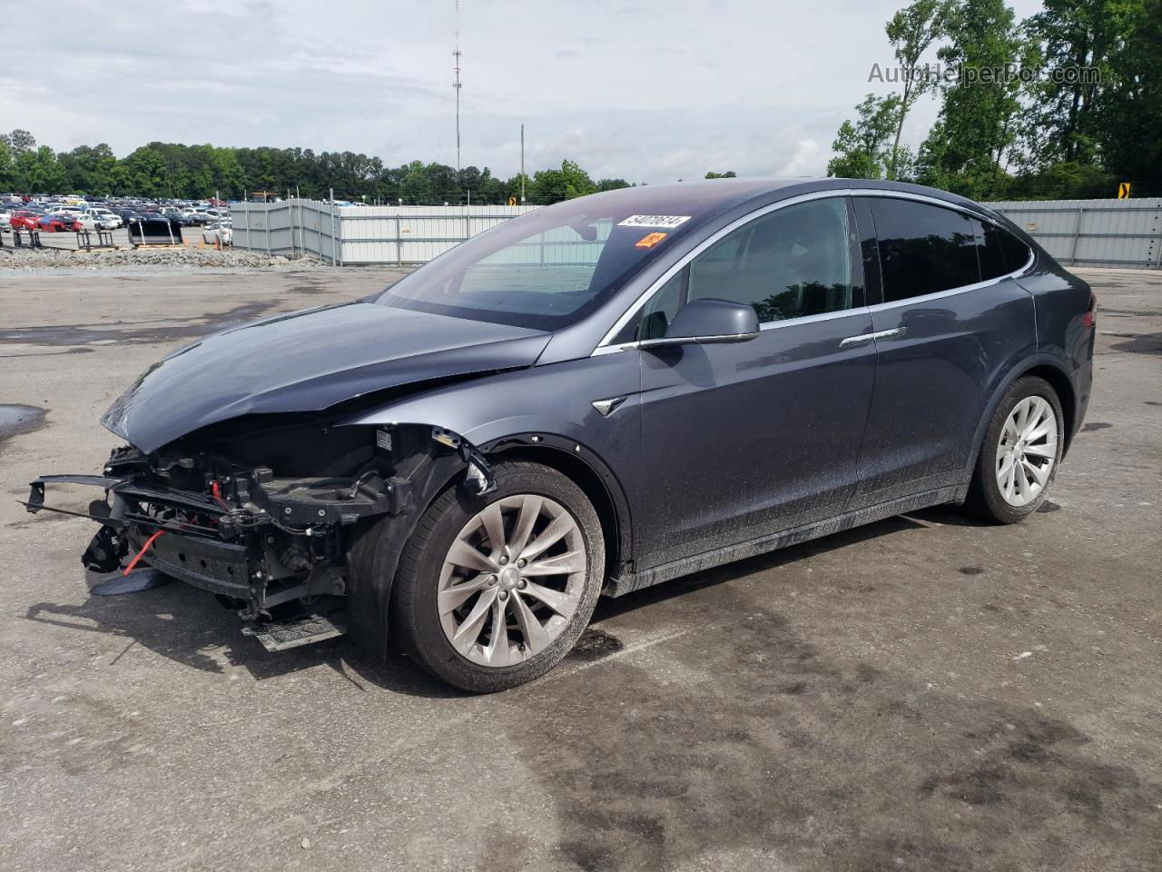 2018 Tesla Model X  Charcoal vin: 5YJXCAE27JF114019