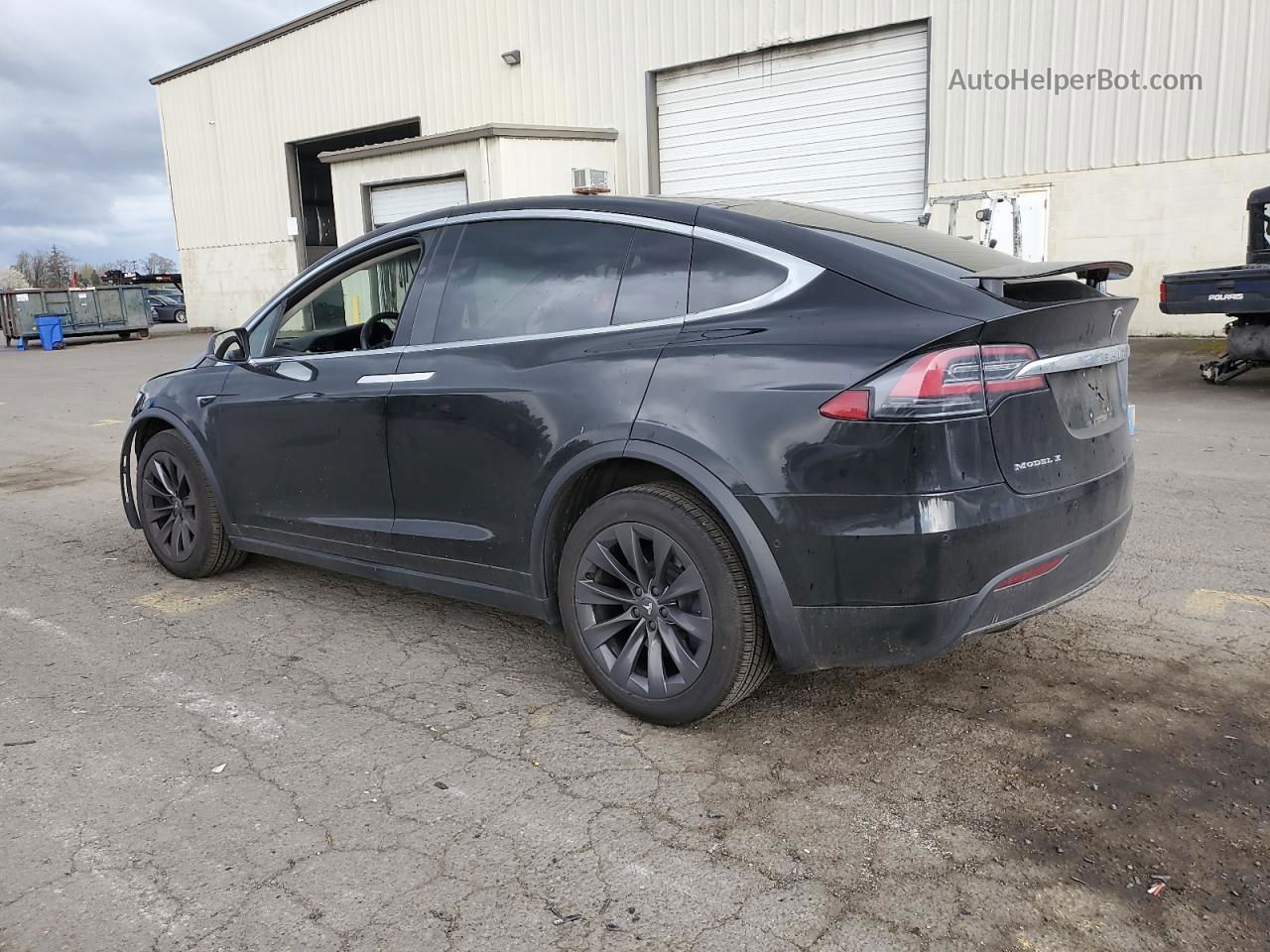 2018 Tesla Model X  Black vin: 5YJXCAE27JF128373