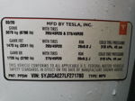 2020 Tesla Model X  White vin: 5YJXCAE27LF271780