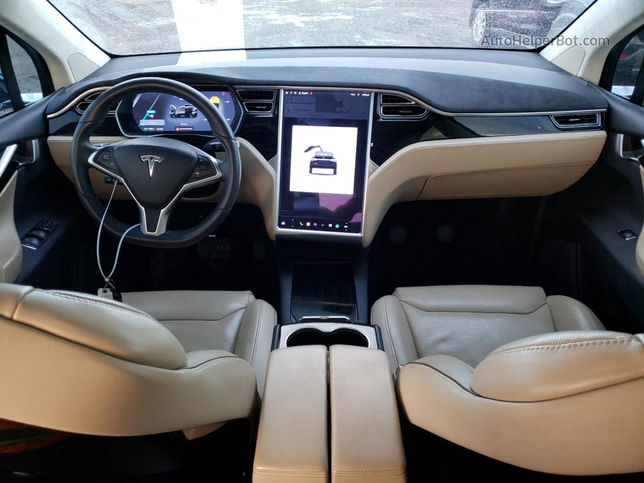 2016 Tesla Model X  Черный vin: 5YJXCAE29GF002167