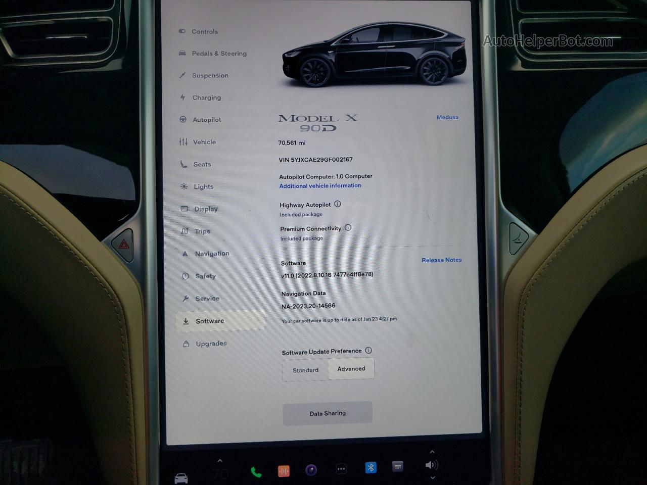 2016 Tesla Model X  Black vin: 5YJXCAE29GF002167