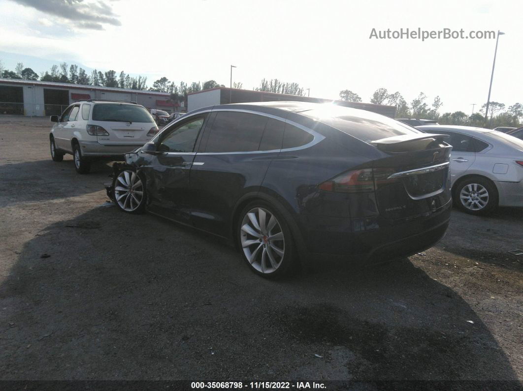 2016 Tesla Model X 70d/90d/75d/60d Blue vin: 5YJXCAE29GF006266