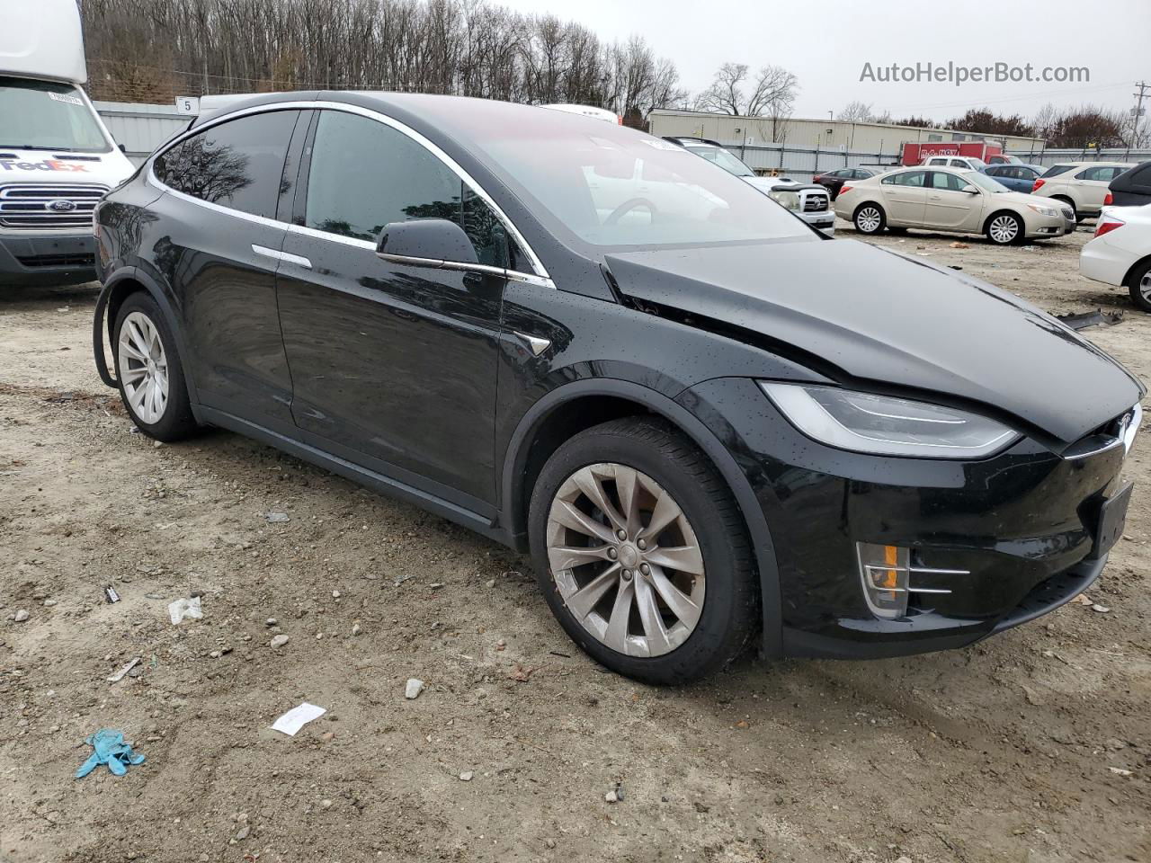 2021 Tesla Model X  Черный vin: 5YJXCAE29MF324657