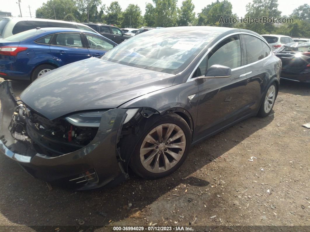 2016 Tesla Model X 90d Gray vin: 5YJXCAE2XGF005014