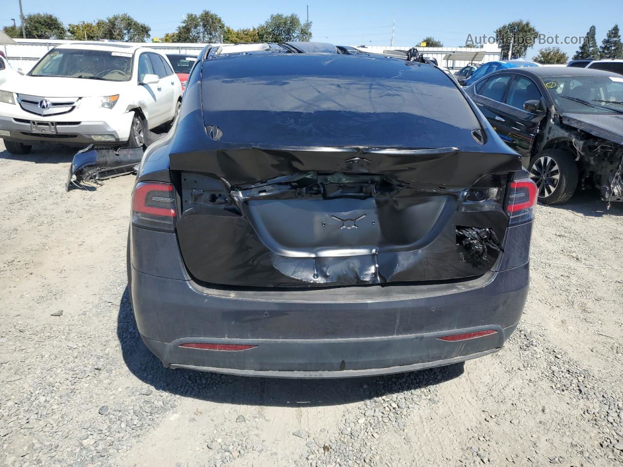 2016 Tesla Model X  Серый vin: 5YJXCAE2XGF005014