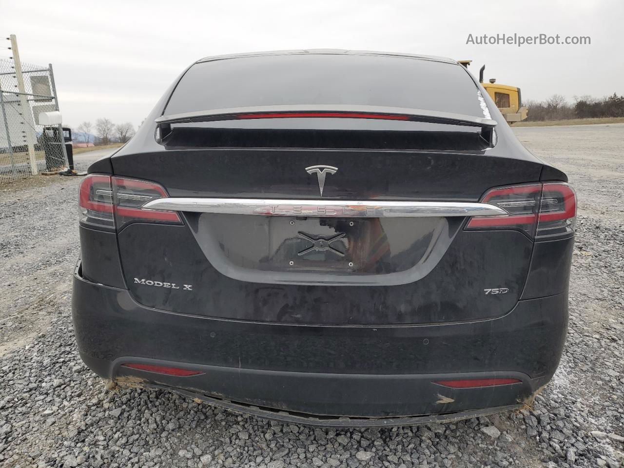 2016 Tesla Model X  Черный vin: 5YJXCAE2XGF010813
