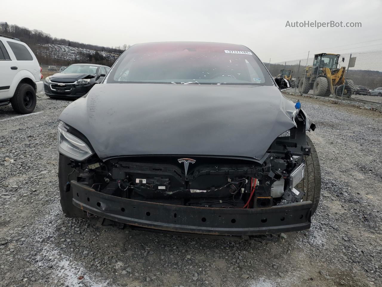 2016 Tesla Model X  Черный vin: 5YJXCAE2XGF010813