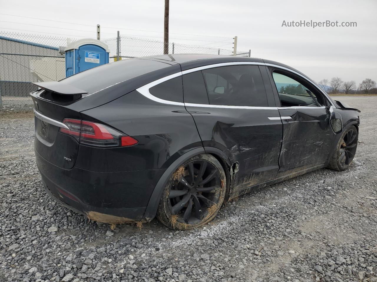 2016 Tesla Model X  Black vin: 5YJXCAE2XGF010813