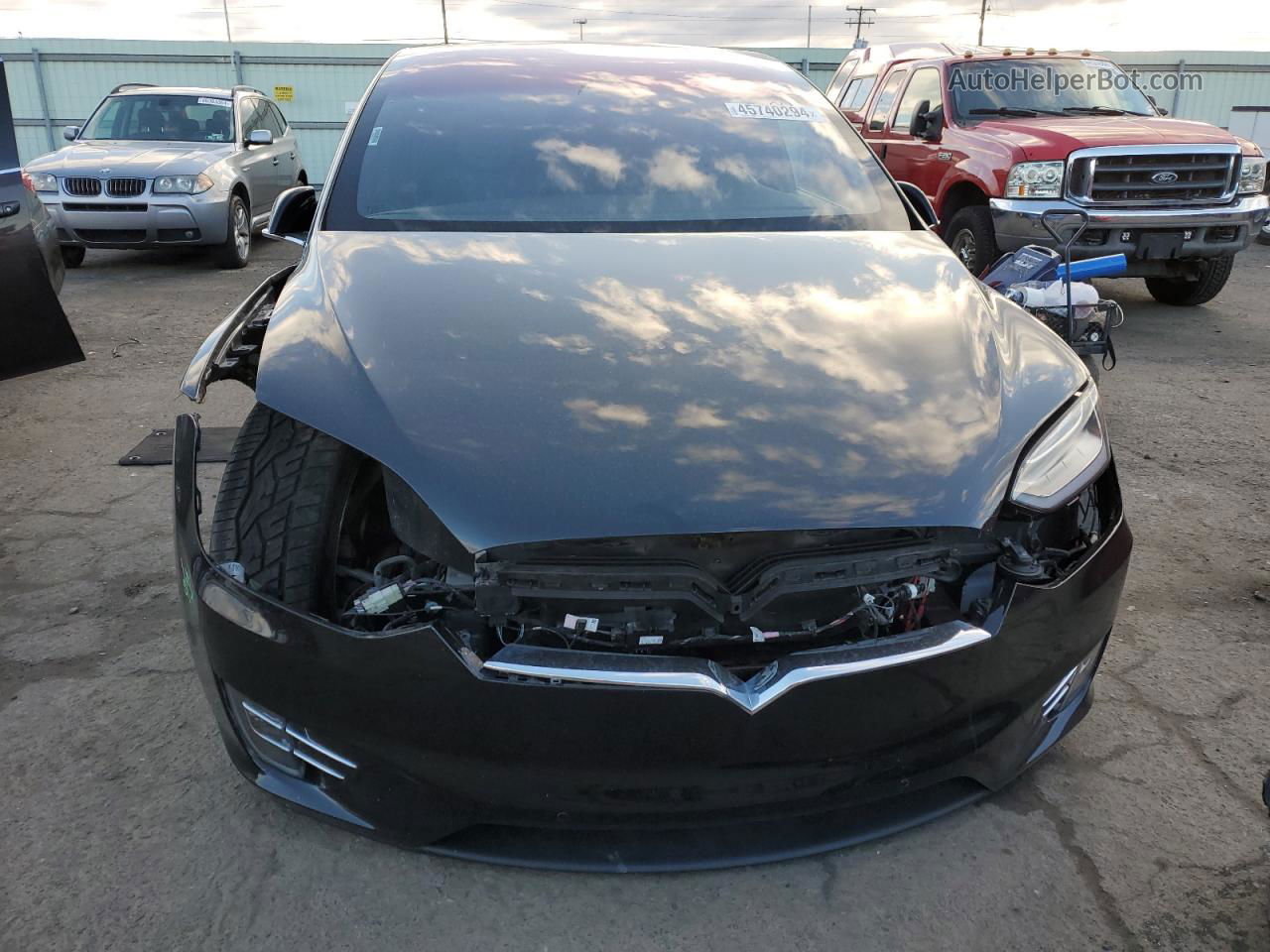 2016 Tesla Model X  Black vin: 5YJXCAE2XGF020452