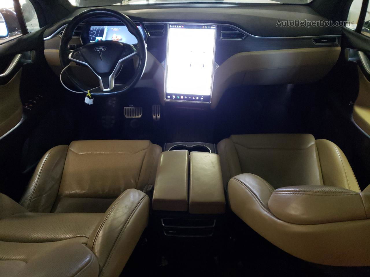 2016 Tesla Model X  Серый vin: 5YJXCAE40GF001121