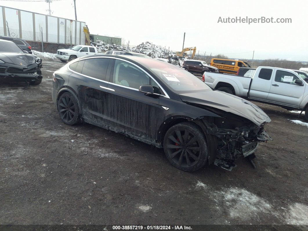 2016 Tesla Model X 60d/p100d/p90d Black vin: 5YJXCAE40GF001250