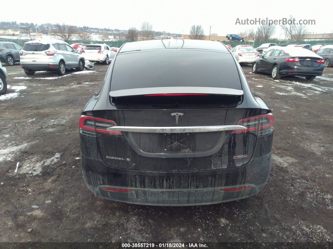 2016 Tesla Model X 60d/p100d/p90d Black vin: 5YJXCAE40GF001250