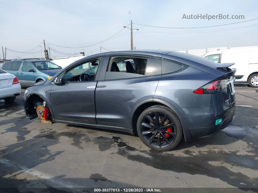 2016 Tesla Model X 60d/p100d/p90d Gray vin: 5YJXCAE40GF002723