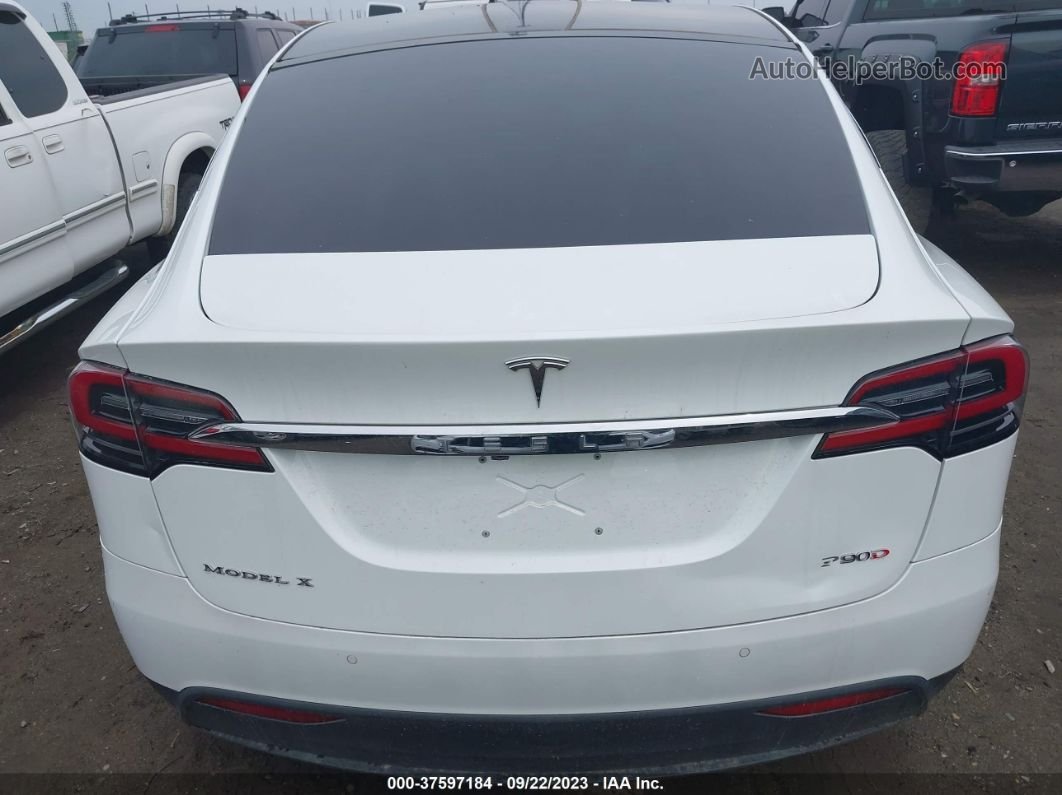 2016 Tesla Model X 60d/p100d/p90d White vin: 5YJXCAE41GF000267