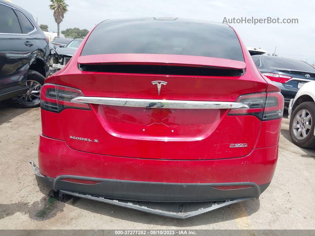 2016 Tesla Model X P90d/60d/p100d Red vin: 5YJXCAE41GF006795