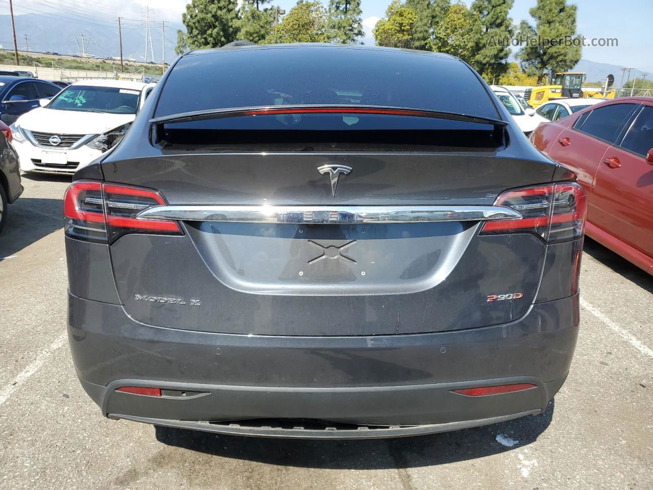 2016 Tesla Model X  Gray vin: 5YJXCAE43GF001064