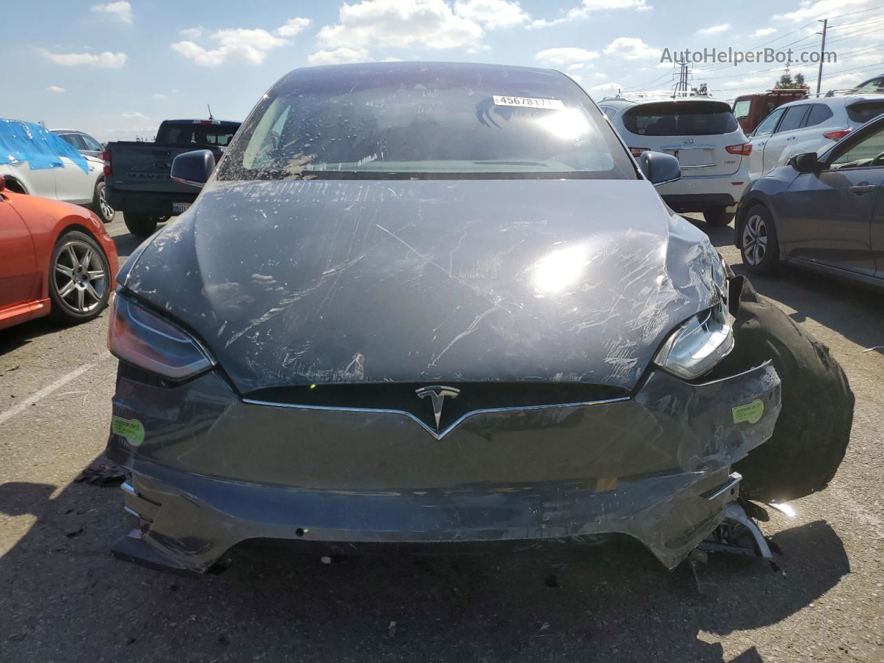 2016 Tesla Model X  Gray vin: 5YJXCAE43GF001064