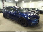 2016 Tesla Model X P90d/60d/p100d Blue vin: 5YJXCAE44GF001915