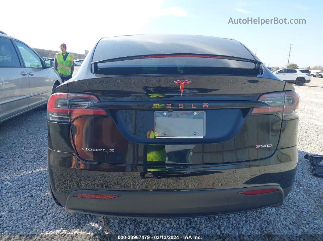 2016 Tesla Model X 60d/p100d/p90d Black vin: 5YJXCAE44GF007150