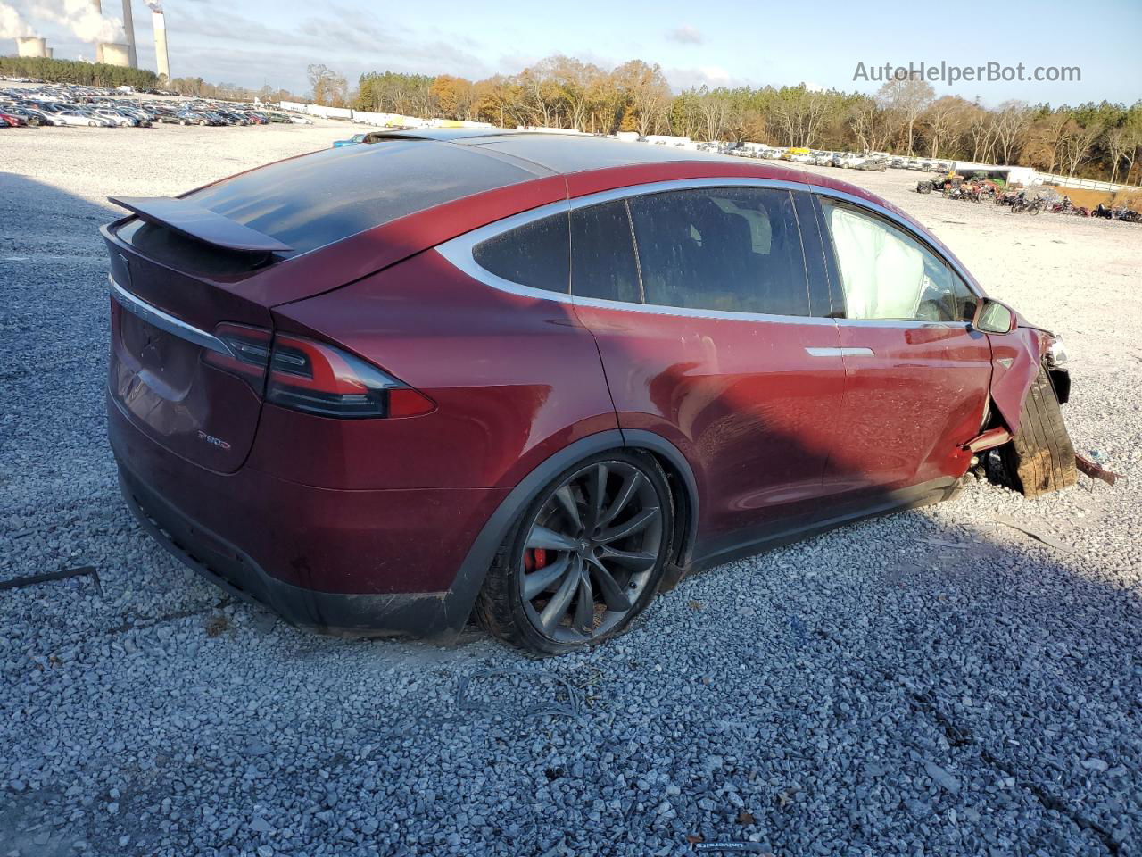 2016 Tesla Model X  Red vin: 5YJXCAE44GFS00639