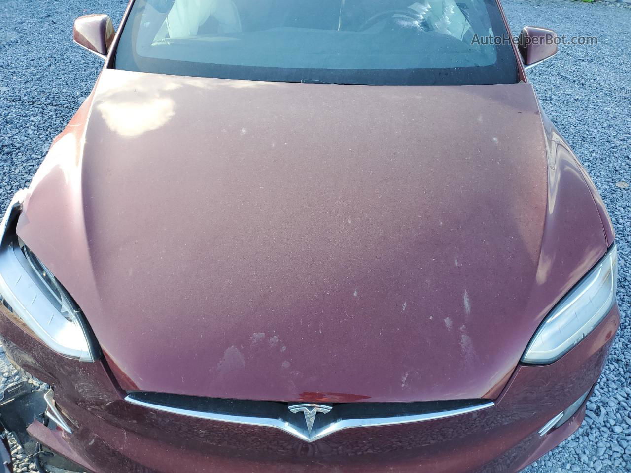 2016 Tesla Model X  Red vin: 5YJXCAE44GFS00639