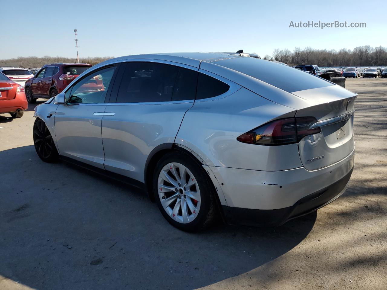 2016 Tesla Model X  Silver vin: 5YJXCAE45GF003771