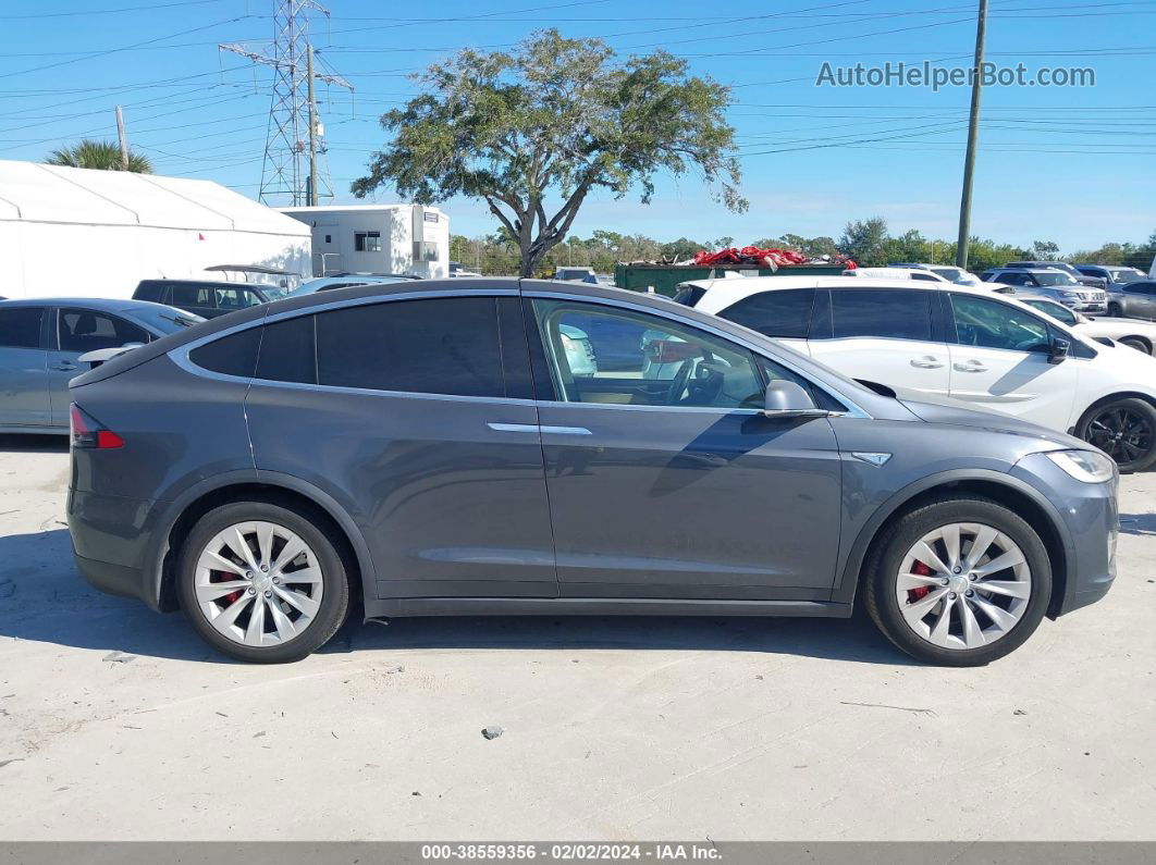 2016 Tesla Model X 60d/p100d/p90d Gray vin: 5YJXCAE45GFS00861