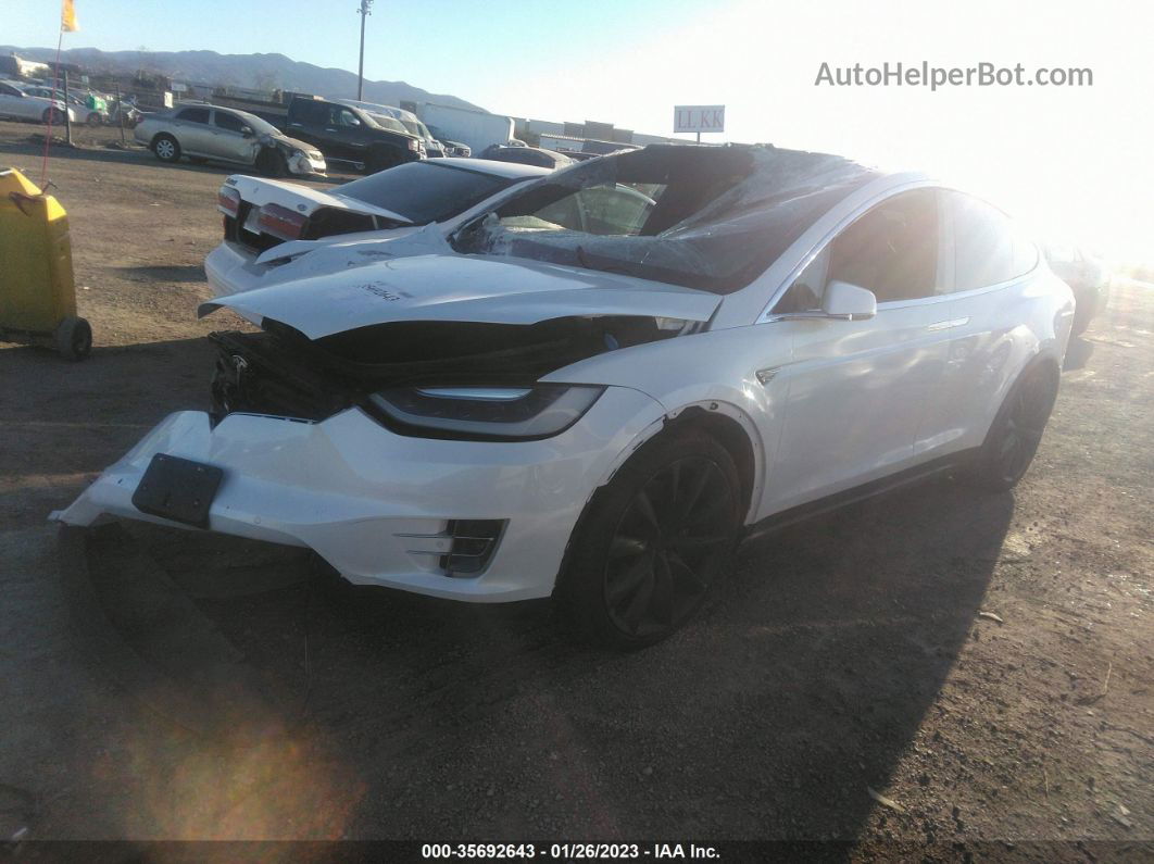 2016 Tesla Model X P90d/60d/p100d White vin: 5YJXCAE46GF003648