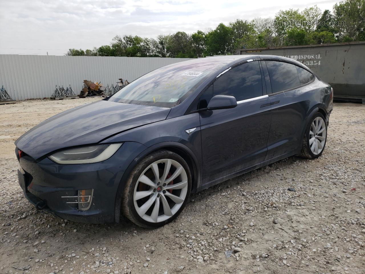 2016 Tesla Model X  Charcoal vin: 5YJXCAE46GFS00318