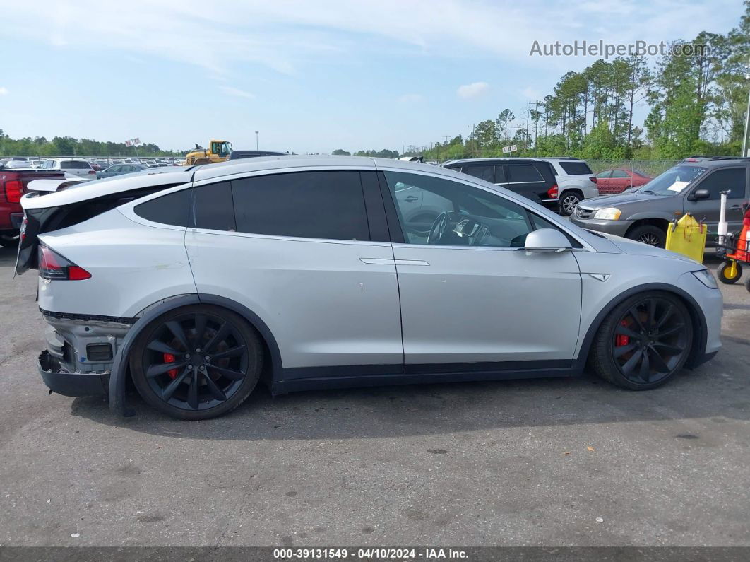 2016 Tesla Model X 60d/p100d/p90d Серебряный vin: 5YJXCAE47GF003898