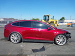 2016 Tesla Model X P90d/60d/p100d Red vin: 5YJXCAE47GFS00392