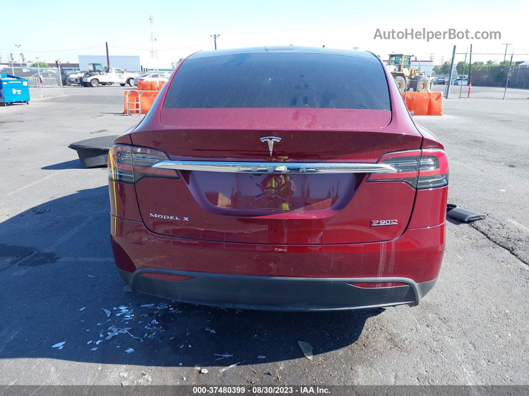 2016 Tesla Model X P90d/60d/p100d Red vin: 5YJXCAE47GFS00392