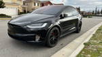 2020 Tesla Model X  Black vin: 5YJXCAE47LF261008