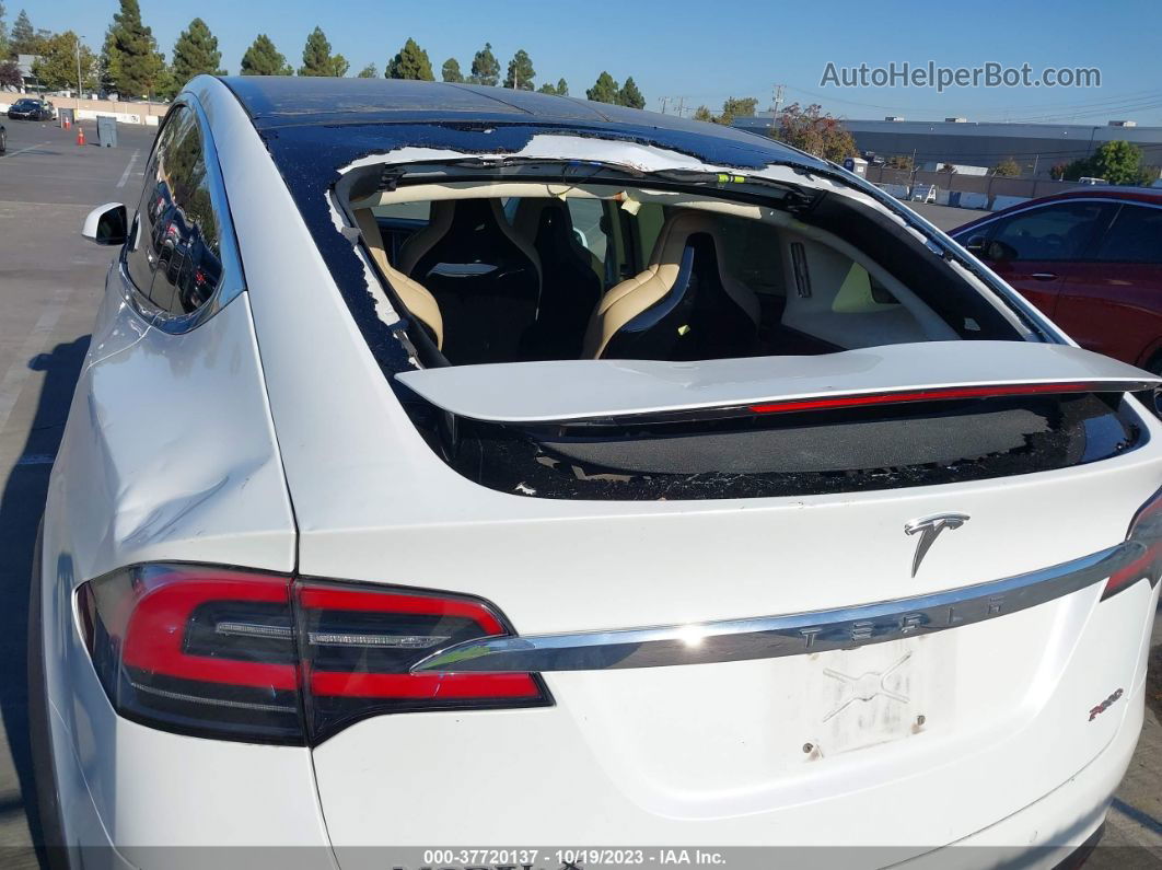 2016 Tesla Model X P90d/60d/p100d Белый vin: 5YJXCAE49GF000906