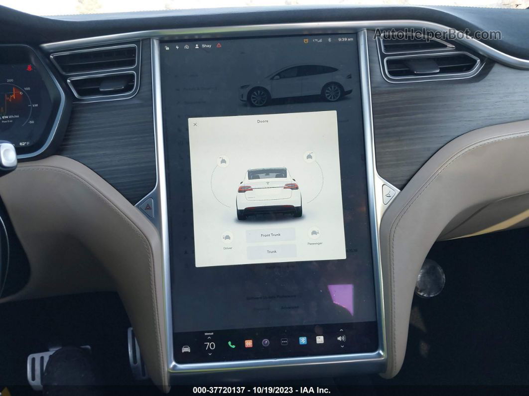 2016 Tesla Model X P90d/60d/p100d Белый vin: 5YJXCAE49GF000906