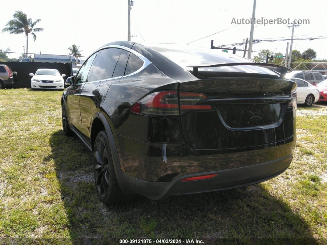 2016 Tesla Model X 60d/p100d/p90d Black vin: 5YJXCAE4XGF002552
