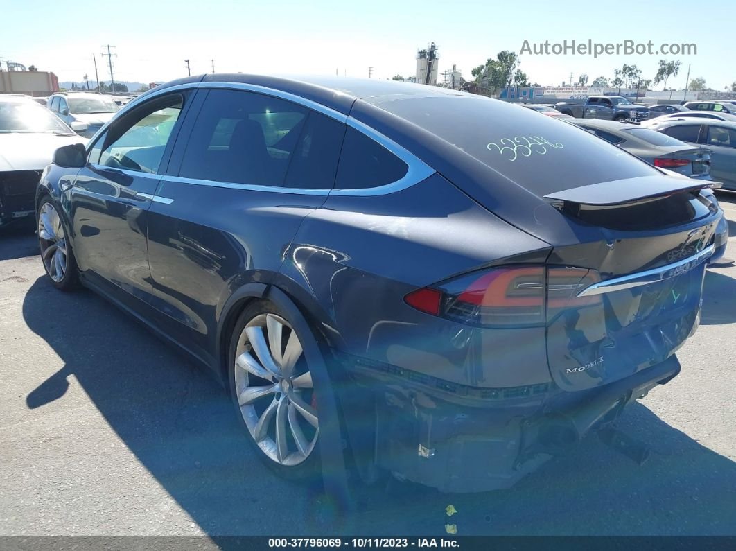 2016 Tesla Model X 60d/p100d/p90d Gray vin: 5YJXCAE4XGFS00306