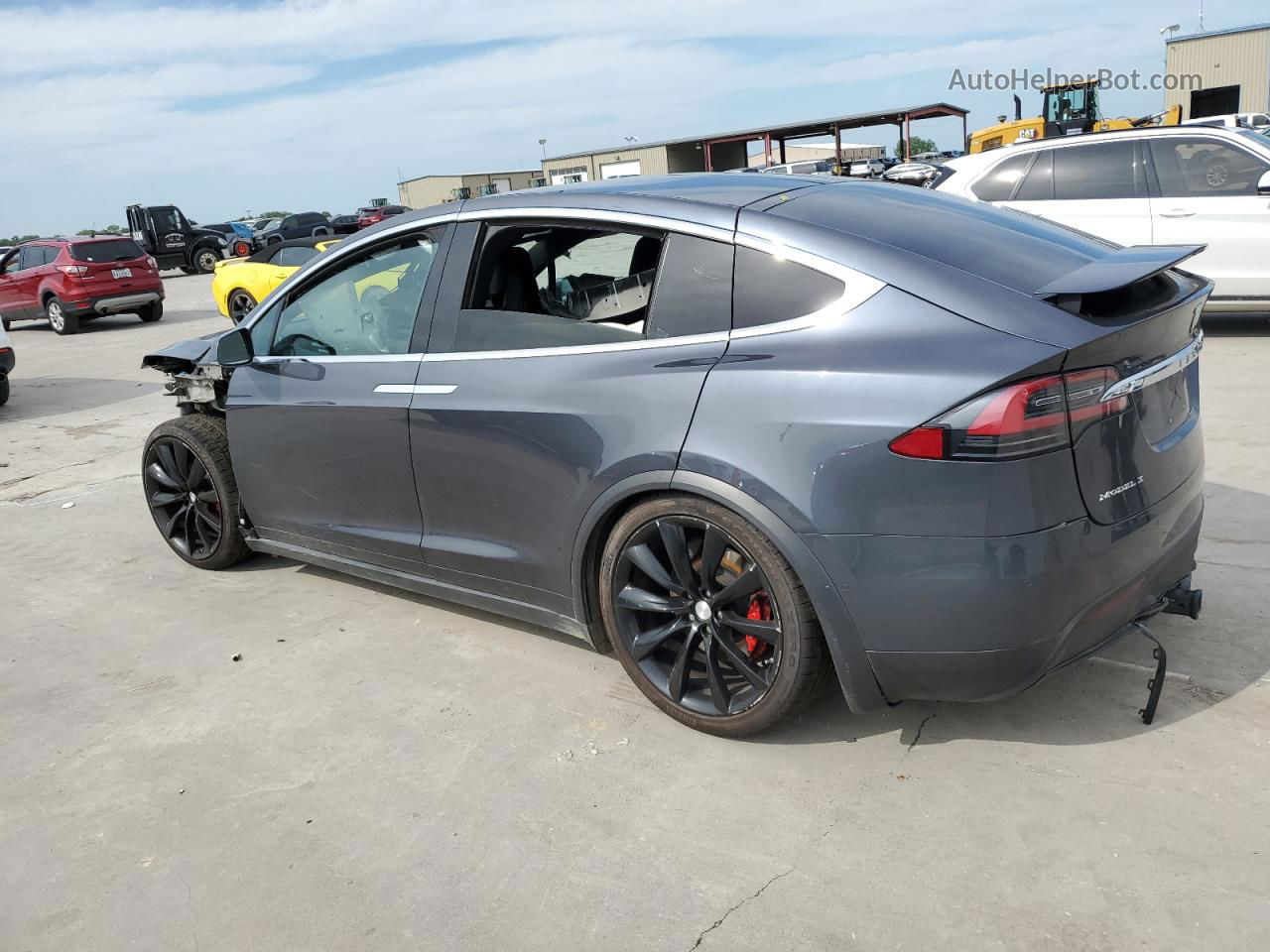 2016 Tesla Model X  Black vin: 5YJXCAE4XGFS00354