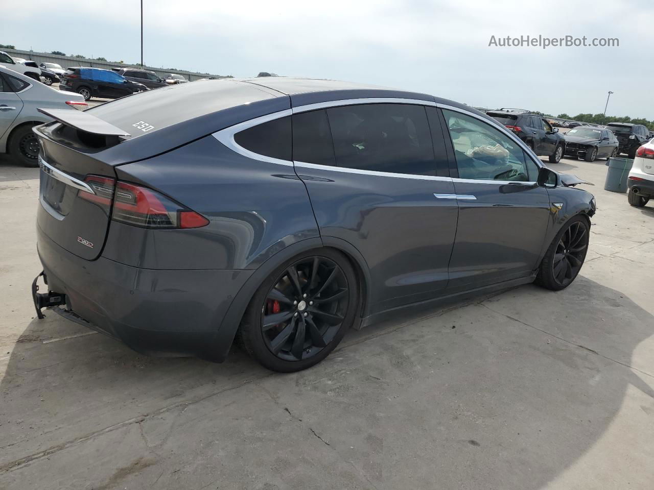 2016 Tesla Model X  Black vin: 5YJXCAE4XGFS00354