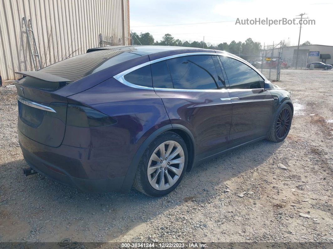 2016 Tesla Model X 60d/70d/75d/90d/p100d Purple vin: 5YJXCBE20GF026699