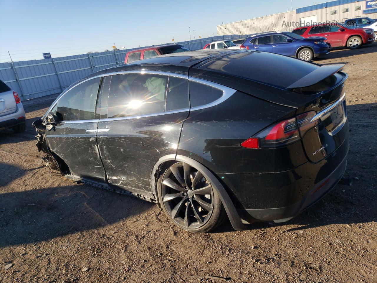 2018 Tesla Model X  Black vin: 5YJXCBE20JF120508